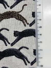 KTS7103 Stampa Di Lino Loomstate Cat Seigaiha[Tessile / Tessuto] Sottofoto