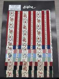 KSP3462 Stampa Floreale In Twill[Tessile / Tessuto] Sottofoto