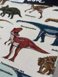 KTS6036 Stampa Dinosauro In Twill[Tessile / Tessuto] Sottofoto