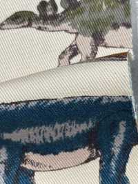 KTS6036 Stampa Dinosauro In Twill[Tessile / Tessuto] Sottofoto