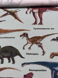 KTS6036 Stampa Dinosauro In Twill[Tessile / Tessuto] Sottofoto