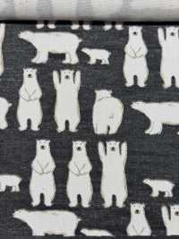 KTS7108 Stampa Orso Polare Banzai In Twill[Tessile / Tessuto] Sottofoto