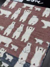 KTS7108 Stampa Orso Polare Banzai In Twill[Tessile / Tessuto] Sottofoto