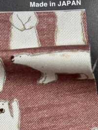 KTS7108 Stampa Orso Polare Banzai In Twill[Tessile / Tessuto] Sottofoto
