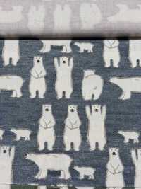 KTS7108 Stampa Orso Polare Banzai In Twill[Tessile / Tessuto] Sottofoto