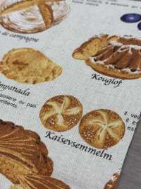 KTS6817 Stampa Su Tela Di Lino, Pane E Dolci[Tessile / Tessuto] Sottofoto