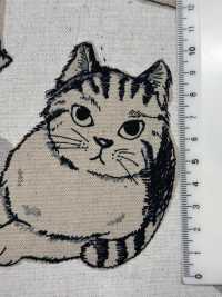 KTS7110 Stampa Su Tela Di Lino Raffigurante Un Grande Felino[Tessile / Tessuto] Sottofoto