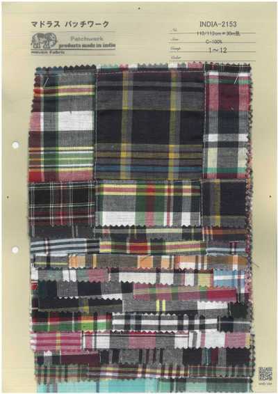 INDIA-2153 Madras patchwork
