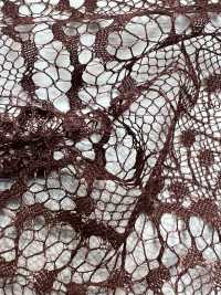 KKF8250-58-D5 Pizzo Raschel Morbido, Largo E A Doppio Orecchino. Larghezza Larga.[Tessile / Tessuto] Uni Textile(Komon Studio) Sottofoto
