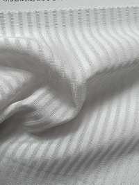 KKF7430-58-D2 Georgette A Righe Larghe[Tessile / Tessuto] Uni Textile(Komon Studio) Sottofoto