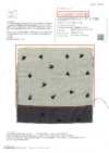 ON43697NA Ricamo in cotone e lino effetto denim da 4 pollici (Ecru)