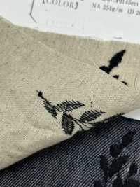 ON43699NA Ricamo In Lino E Lino Tipo Denim, 4 Pollici, Raccolto (Colore Naturale)[Tessile / Tessuto] Oharayaseni Sottofoto