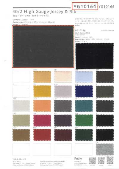 YG10164 Jersey ad alta finezza 40/2