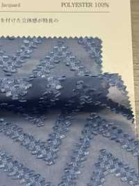 KKF4190-D300 Modello D300 Chiffon Jacquard[Tessile / Tessuto] Uni Textile(Komon Studio) Sottofoto