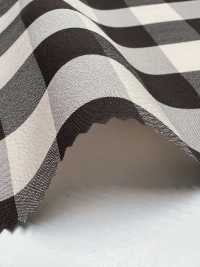 KKF1940CD-W-D1 Seersucker A Quadri Larghi[Tessile / Tessuto] Uni Textile(Komon Studio) Sottofoto