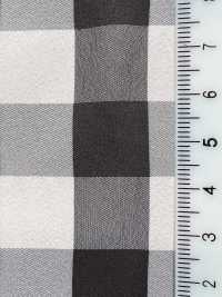 KKF1940CD-W-D1 Seersucker A Quadri Larghi[Tessile / Tessuto] Uni Textile(Komon Studio) Sottofoto