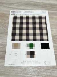 KKF1940CD-W-D1 Seersucker A Quadri Larghi[Tessile / Tessuto] Uni Textile(Komon Studio) Sottofoto