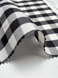 KKF1940CD-W-D2 Seersucker A Quadri Larghi[Tessile / Tessuto] Uni Textile(Komon Studio) Sottofoto