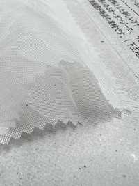 KKF4006E2CS-W Organza Opaca Ecologica, Ampia Larghezza, Antipiega, Lavorazione In 2 Fasi[Tessile / Tessuto] Uni Textile(Komon Studio) Sottofoto