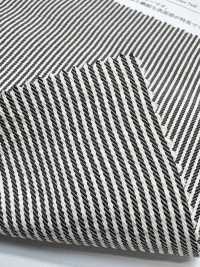 KKF4055-W-D1 Hollow Aero Twill Stripe Larghezza Larga[Tessile / Tessuto] Uni Textile(Komon Studio) Sottofoto