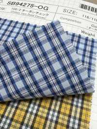 SB94275-OG 100/2 Tartan Check[Tessile / Tessuto] SHIBAYA Sottofoto