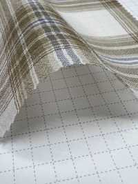 SB4H3005 Voile Di Cotone Tinto In Filo Lawn Check[Tessile / Tessuto] SHIBAYA Sottofoto