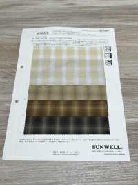 45080 Maruude Cotton 50 Fili Tessuto A Quadri Sfumati[Pulsante] SUNWELL Sottofoto