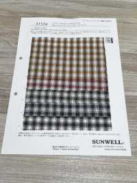 35524 32 Fili Singoli Di Cotone Dobby Ombre Check[Pulsante] SUNWELL Sottofoto