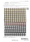 35524 32 Fili Singoli Di Cotone Dobby Ombre Check