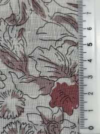 OKC034 60/Linea Stampa Floreale In Lino[Tessile / Tessuto] Oharayaseni Sottofoto