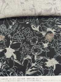 OKC034 60/Linea Stampa Floreale In Lino[Tessile / Tessuto] Oharayaseni Sottofoto