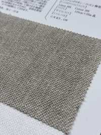 OA32218 Lino/cotone Semi-umido, Twill Pesante Non Tinto[Tessile / Tessuto] Oharayaseni Sottofoto