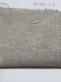 OA32218 Lino/cotone Semi-umido, Twill Pesante Non Tinto[Tessile / Tessuto] Oharayaseni Sottofoto