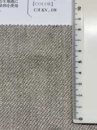 OA32218 Lino/cotone Semi-umido, Twill Pesante Non Tinto[Tessile / Tessuto] Oharayaseni Sottofoto