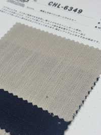 CHL-6349 Elaborazione Della Lavatrice Henley Reborn Con Filo Irregolare In Lino[Tessile / Tessuto] Tessuto Kuwamura Sottofoto
