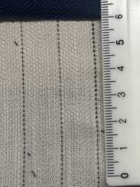 CHL-6349 Elaborazione Della Lavatrice Henley Reborn Con Filo Irregolare In Lino[Tessile / Tessuto] Tessuto Kuwamura Sottofoto