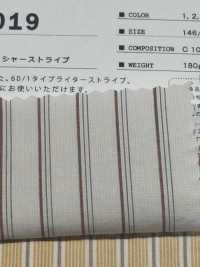 SBT-019 Strisce Lavate Antirughe Biologiche Naturali[Tessile / Tessuto] Tessuto Kuwamura Sottofoto