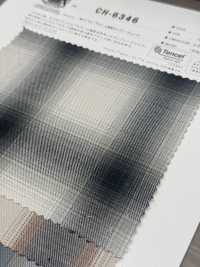 CH-6346 Cotone Tencel Fibra Modal Ombre Check[Tessile / Tessuto] Tessuto Kuwamura Sottofoto