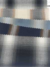 CH-6346 Cotone Tencel Fibra Modal Ombre Check[Tessile / Tessuto] Tessuto Kuwamura Sottofoto