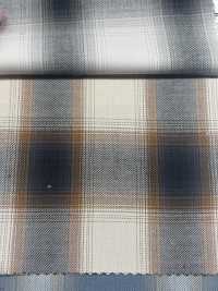 CH-6346 Cotone Tencel Fibra Modal Ombre Check[Tessile / Tessuto] Tessuto Kuwamura Sottofoto