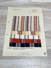 A-8032 Rayon Lino Multi-righe[Tessile / Tessuto] ARINOBE Sottofoto