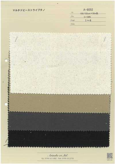A-8052 Chino a righe multi dobby