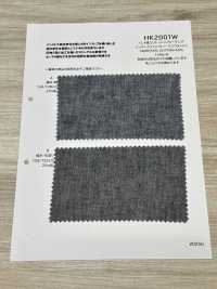 HK2001W Indian Cotton Hemp Loomstate, Chambray Indaco, One Wash[Tessile / Tessuto] KOYAMA Sottofoto