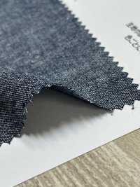 HK2002W Tela Di Canapa E Cotone Indiano, Indaco, Chambray, Un Lavaggio[Tessile / Tessuto] KOYAMA Sottofoto