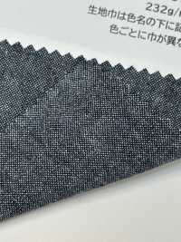 HK2002W Tela Di Canapa E Cotone Indiano, Indaco, Chambray, Un Lavaggio[Tessile / Tessuto] KOYAMA Sottofoto