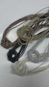 EP130L-B Cordoncino elastico Puchi Lamé 1.3MM[Nastri elastici] Cordon Immagini aggiuntive