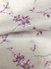 KCL502-D491 60 Lawn Multi Ricamo[Tessile / Tessuto] Uni Textile(Komon Studio) Sottofoto