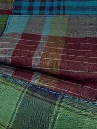 INDIA-2084 Patchwork Di Cotone Indaco[Tessile / Tessuto] ARINOBE Sottofoto