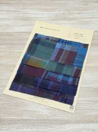 INDIA-2084 Patchwork Di Cotone Indaco[Tessile / Tessuto] ARINOBE Sottofoto