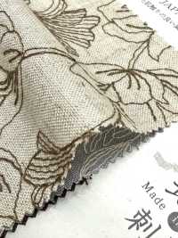 KCL534-D63 Pizzo Di Tela Di Lino E Rayon[Tessile / Tessuto] Uni Textile(Komon Studio) Sottofoto